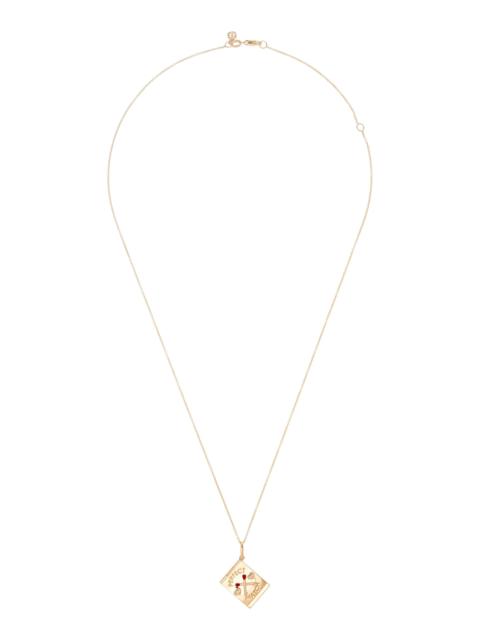 SYDNEY EVAN The Perfect Match 14K Yellow Gold Diamond Necklace gold