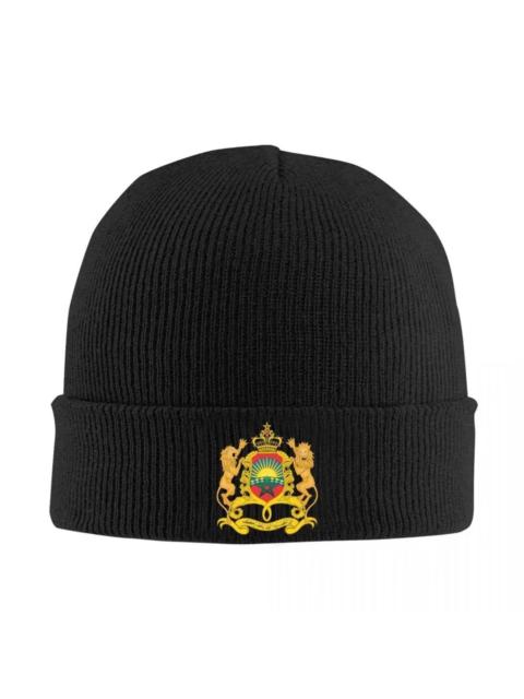 Other Designers NEW Y2K Morocco Of Arms Beanies Hip Hop Trendy Skullies Hat OOTD Embroidery Cap Adult Kid