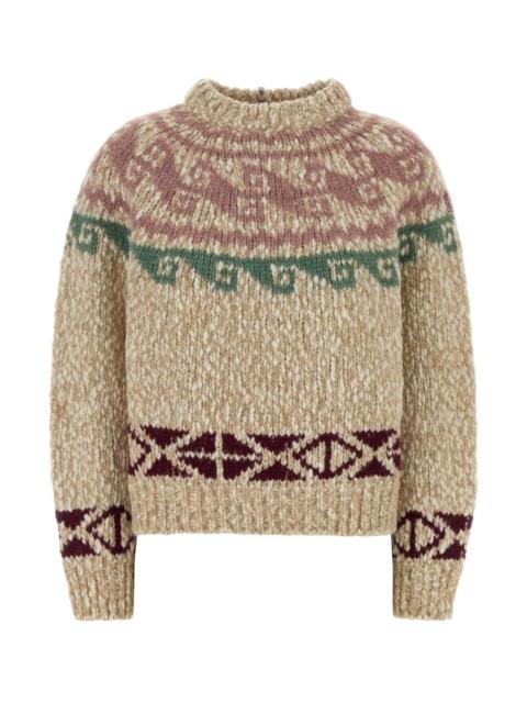 Moncler Grenoble Moncler Grenoble Women Embroidered Wool Blend Sweater