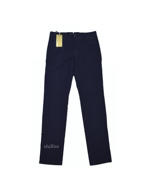 Other Designers Incotex Navy Blue Washed Twill Pants NWT
