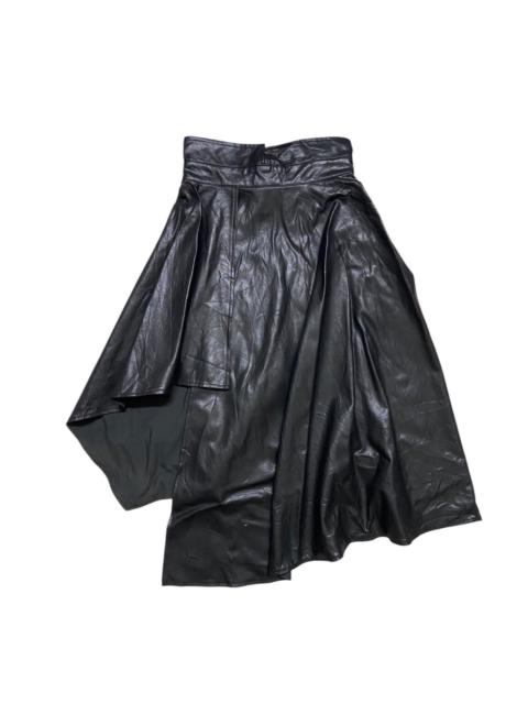 Japanese Brand - Reinda Synthetic Leather Skirt