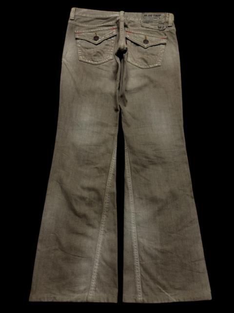 💥Twist Leg Flare💥90d Style Edwin blue Trip Smoke Faded Style