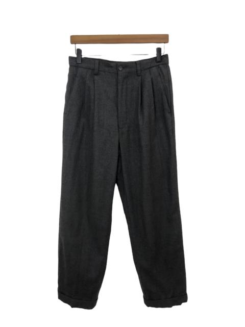 Other Designers Issey Miyake - 90s Issey Miyake Men Gabardine Wool Pant