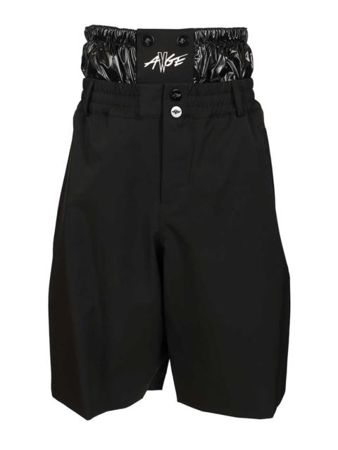 Moncler Moncler Genius Men Shorts With Moncler X A$Ap Rocky Logo Print
