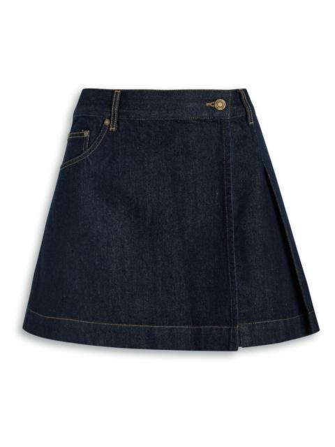 House of Sunny House OF Sunny Pleated Denim Mini Skirt