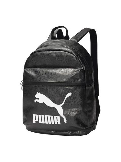 PUMA (WMNS) PUMA Prime Metallic Backpack 'Black White' 075164-03