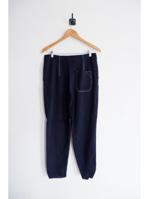 CELINE Celine Phoebe Philo Laine Contrast Stitch High waist Pants