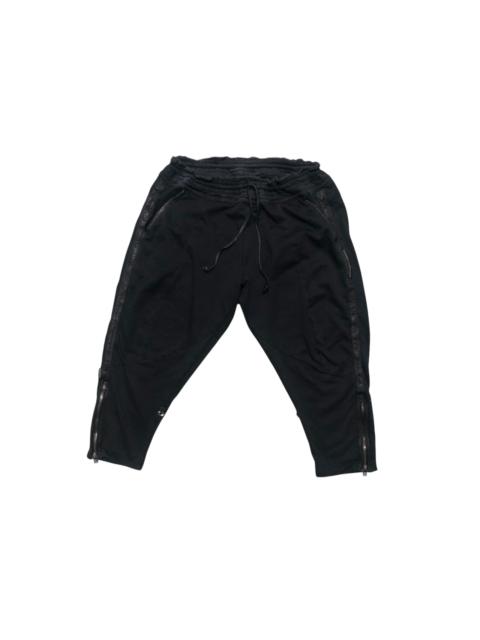 Other Designers If Six Was Nine × KMRii × Le Grande Bleu (L.G.B.) - KMRII 3/4 Joggers Pant Leather Part Rare Design