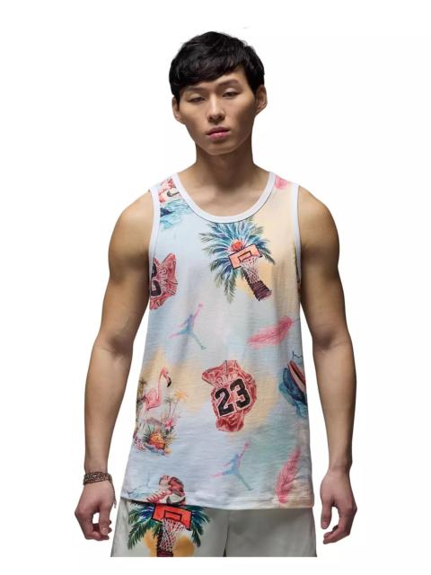 Jordan Men's Flight Essentials Flamingo Tank Top -White