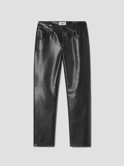 AGOLDE COCKTAIL ANKLE JEAN (RECYCLED LEATHER) IN DETOX