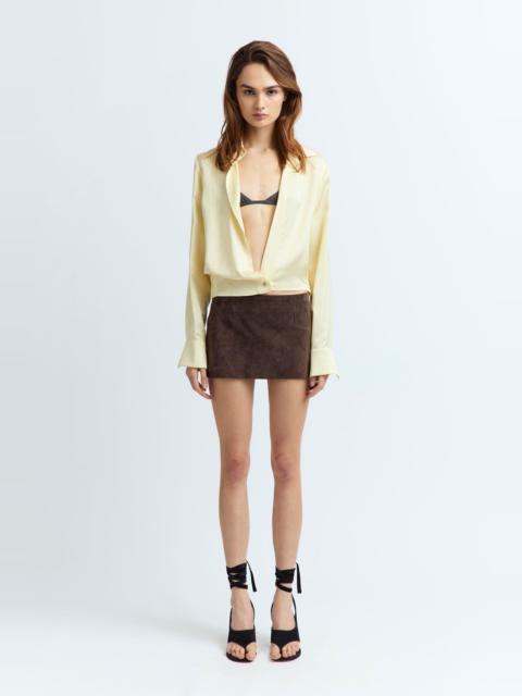 16ARLINGTON HAILE SKIRT IN SUEDE