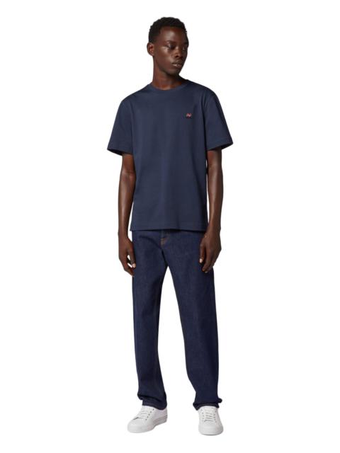 Missoni Missoni Crew-neck Cotton T-shirt With Embroidery And Logo in Blue at Nordstrom