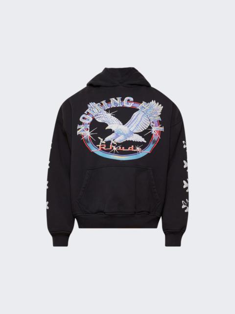 Rhude Notting Hill Eagle Hoodie Vintage Black