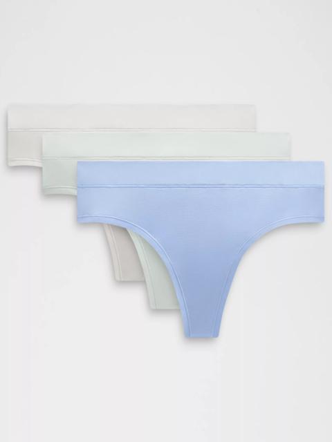 lululemon UnderEase High-Rise Thong Underwear *3 Pack