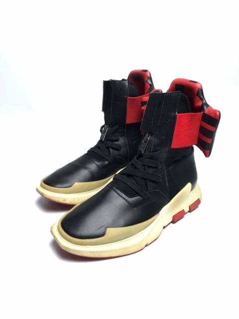 adidas S/S 16 "Noci" 0003 limited zip-front leather high-top sneakers