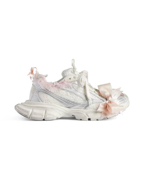 BALENCIAGA Women's 3xl Lace Sneaker in White/light Pink