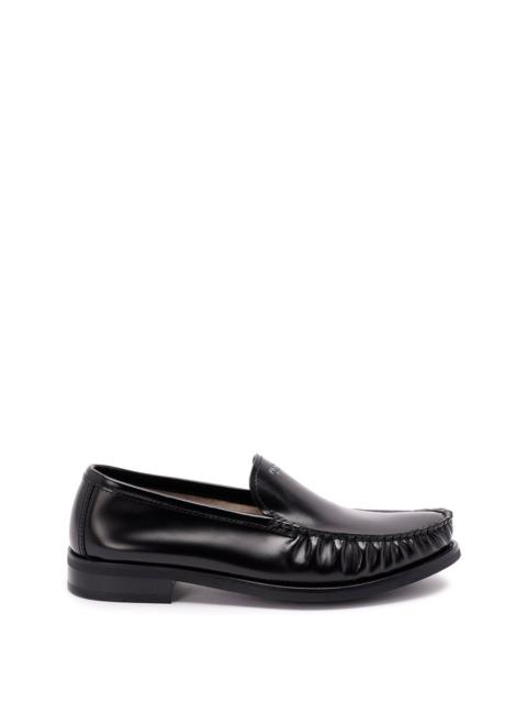 Prada Prada Men Brushed Leather Loafers