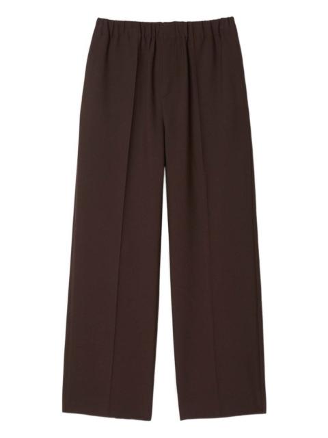 Sandro elastic-waist pleated trousers