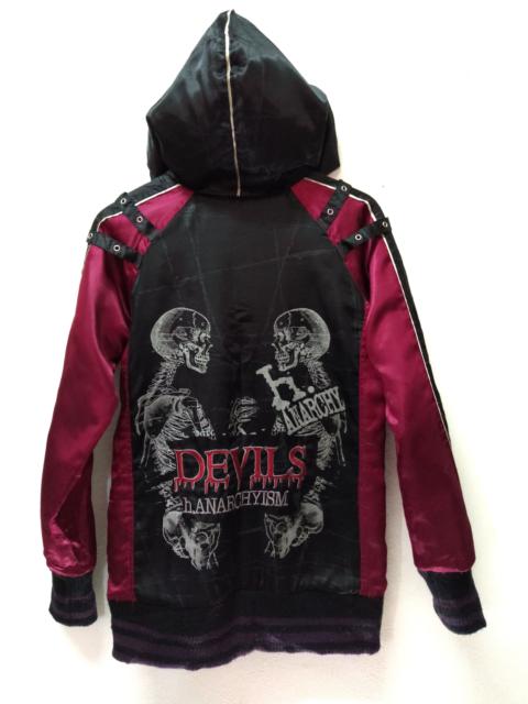 Other Designers The Anarchy - Anarchy devils anarchyism satin jacket