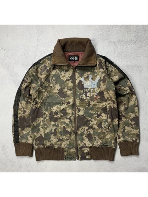 Other Designers PPFM Crew King Of Road Zip Jacket Camouflage