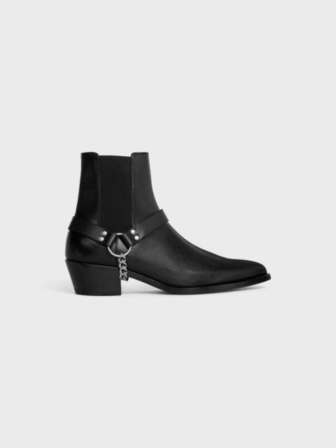 CELINE CAMARGUE BIKER CHELSEA BOOT in CALFSKIN - VEGETAL TANNING