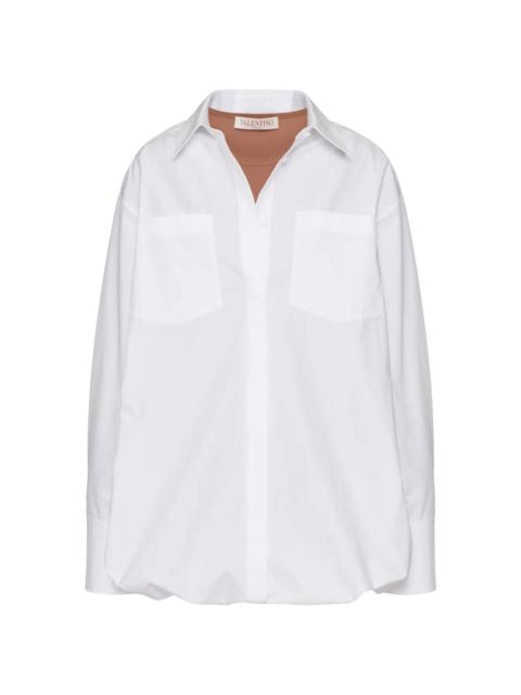 Valentino Valentino Garavani Layered Cotton-Poplin Shirt