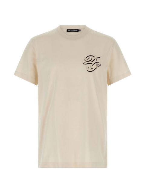 Dolce & Gabbana Double embroidery t-shirt