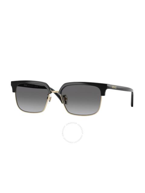 Versace Grey Gradient Square Men's Sunglasses VE4494D GB1/11 56