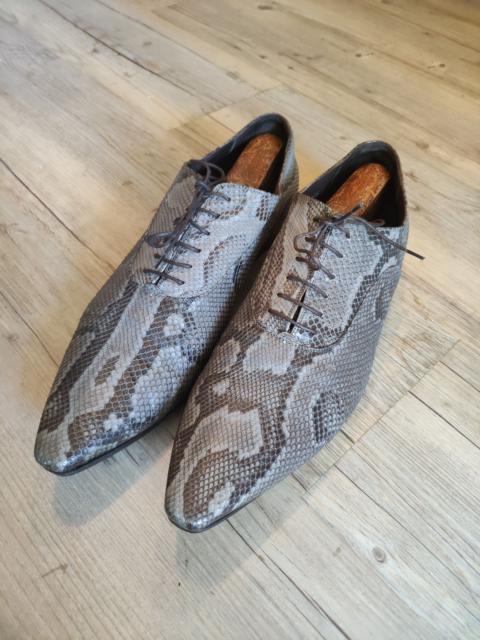 Other Designers Gianni Barbato - GRAIL! Python derbies. Chic like Saint Laurent or Dior