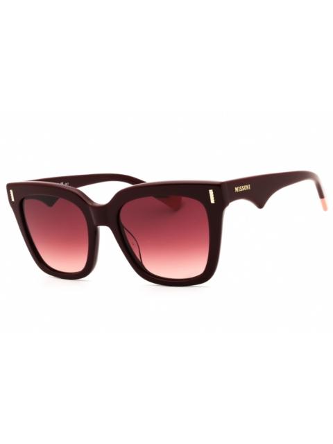 Missoni Missoni Ladies Red Rectangular Sunglasses MIS0206GS
