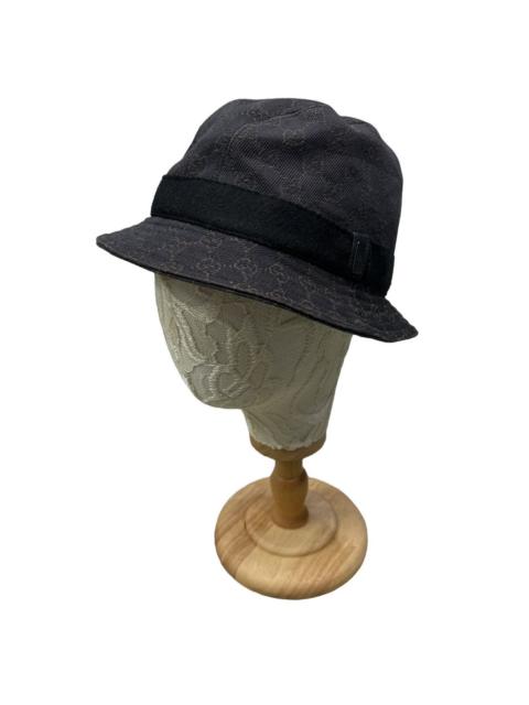GUCCI GUCCI ITALY MONOGRAM BUCKET HAT PATTERN