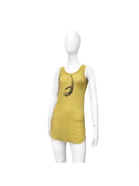 Ann Demeulemeester Yellow Claw Tank Top