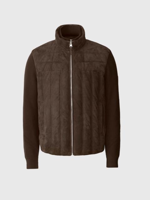 MACKAGE LANDEN Mixed-Media Suede Jacket