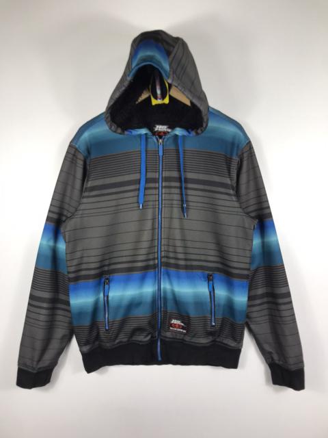 Other Designers ⚡️Vintage Y2K No Fear Hooded Fleece In Side Sweater