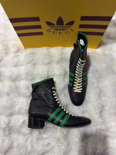GUCCI Gucci's new collaborative lace-up boots