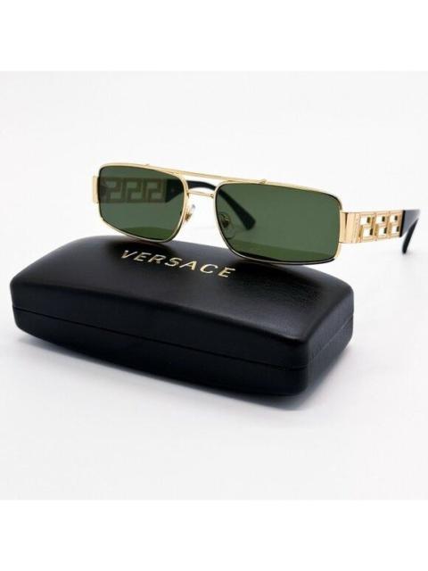 VERSACE NEW VERSACE SUNGLASSES VE2257 1002/71 GOLD/GREEN UNISEX EYEW
