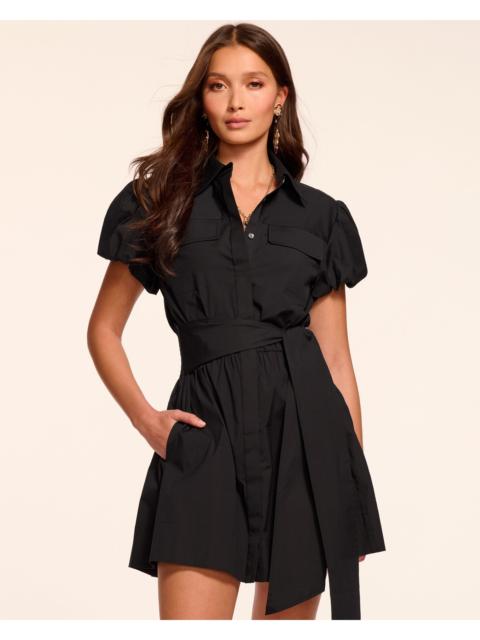 RAMY BROOK Nicky Cotton Poplin Short Sleeve Mini Dress