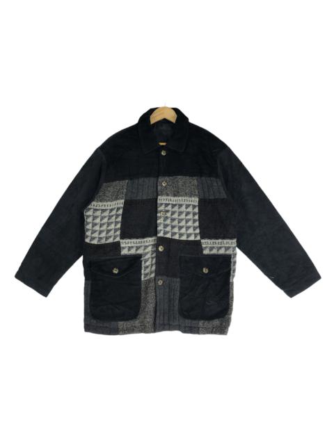 Other Designers Vintage - Unbrand Patchwork Double Pocket Jacket Kapital Inspired