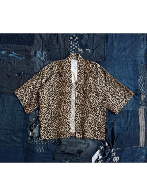visvim VISVIM 23SS HAPPI LEOPARD Taoist Robe Cardigan in Leopard Print