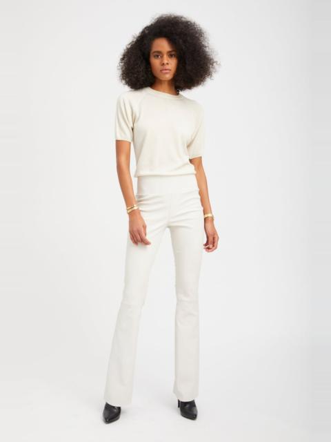 SPRWMN SHELL LEATHER MICRO FLARE