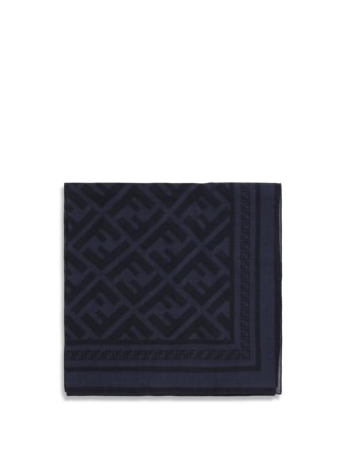 FENDI Fendi Men Ff Wool And Silk Scarf