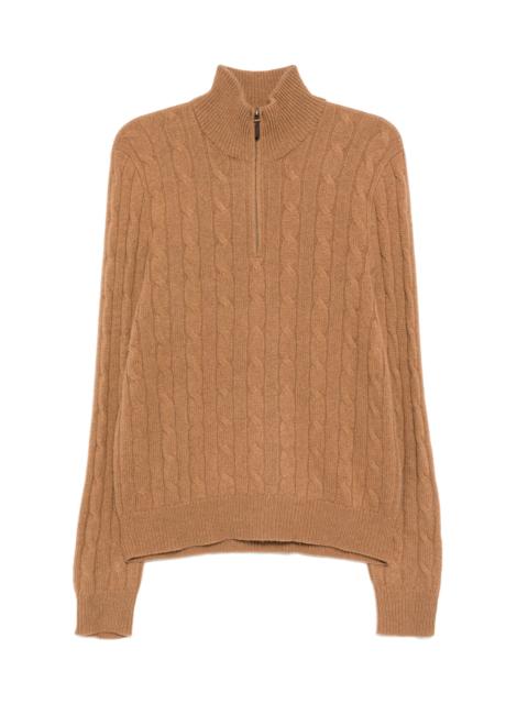 Polo Ralph Lauren CABLE-KNIT QUARTER-ZIP SWEATER