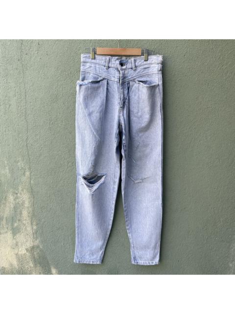 Other Designers Japanese Brand - Vintage FITTZ Distressed Faded Denim Pants