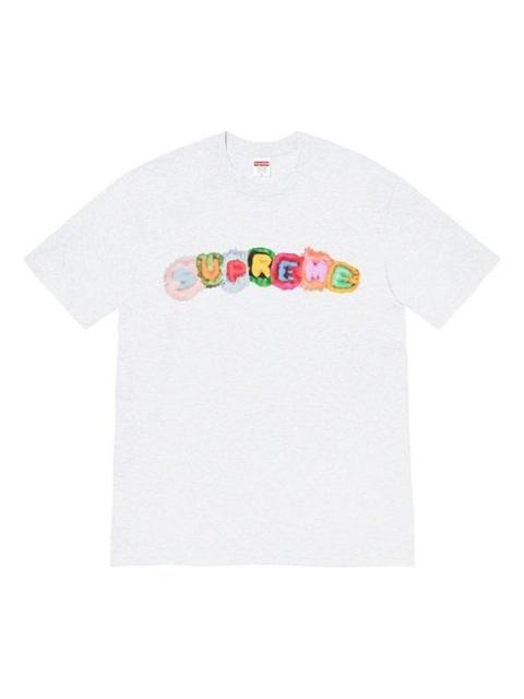 Supreme Supreme Week 7 Pillows Tee Logo Short Sleeve Unisex Gray SUP-FW19-718