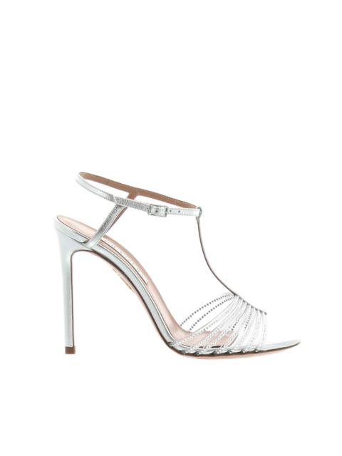 Amore Mio Crystal Sandal Silver