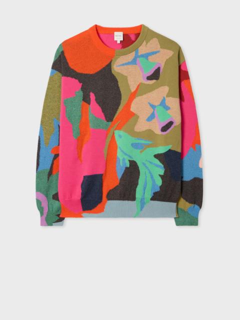 Paul Smith 'River Collage' Knitted Cotton Sweater