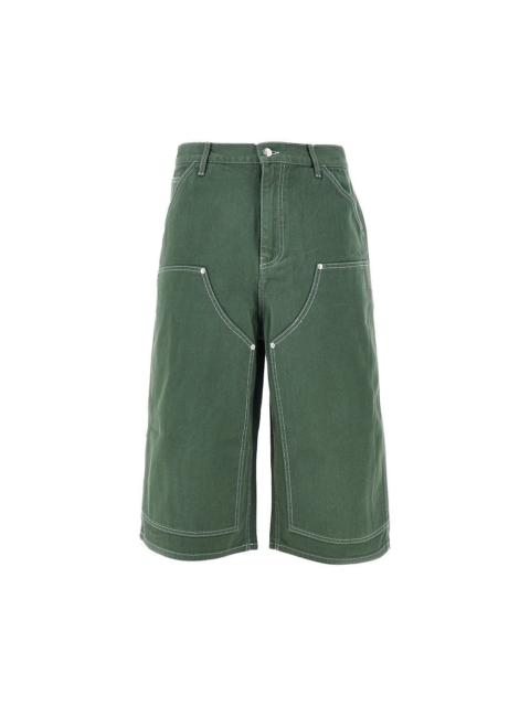 AWAKE NY Awake Ny Double Knee Denim Shorts Green