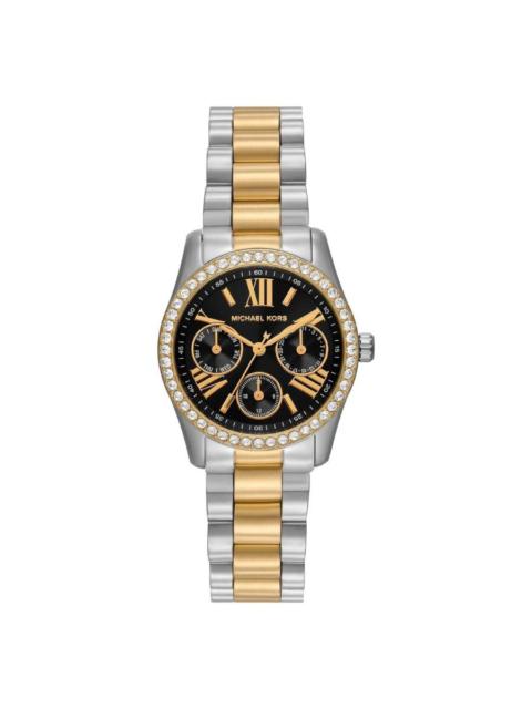 MICHAEL KORS Michael Kors Mini Lexington Quartz Black Dial Ladies Watch MK4925