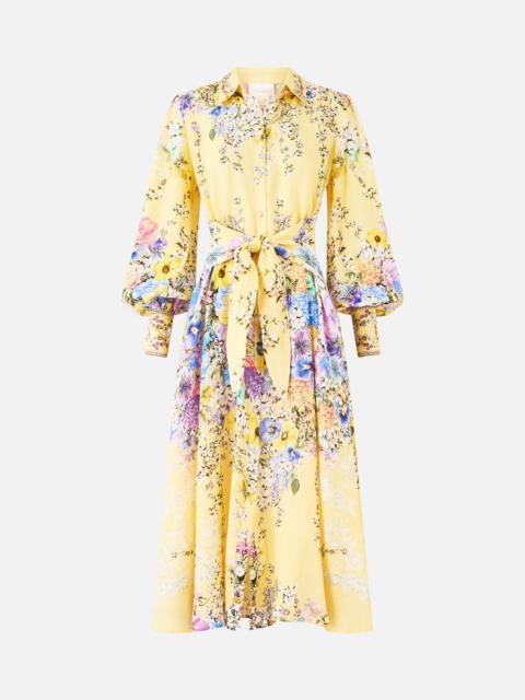 CAMILLA WAIST TIE SHIRT DRESS