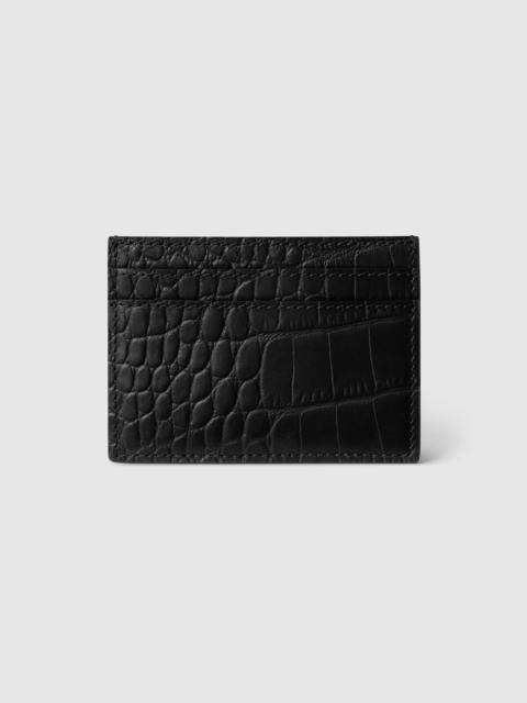 Crocodile card case